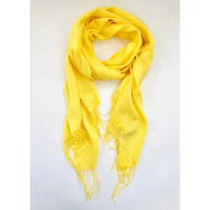 🐥 Pashmina Shawl  Canary Yellow