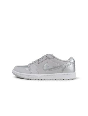 Air Jordan Big Kids 1 Low OG - Metallic Silver