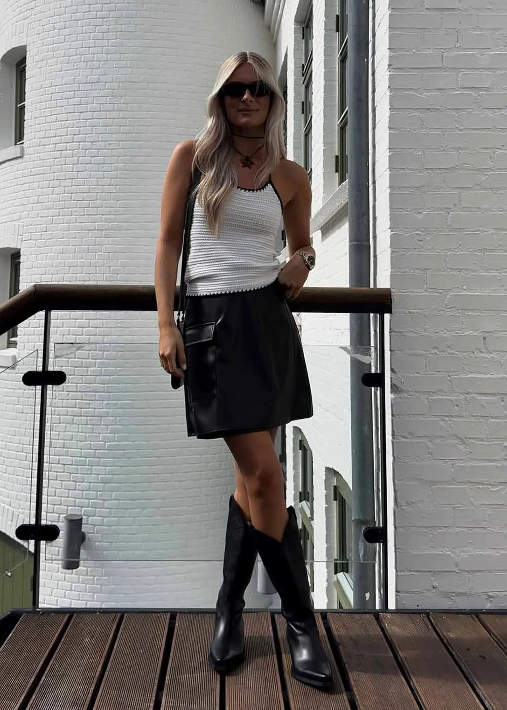 ALBA SKIRT - Black