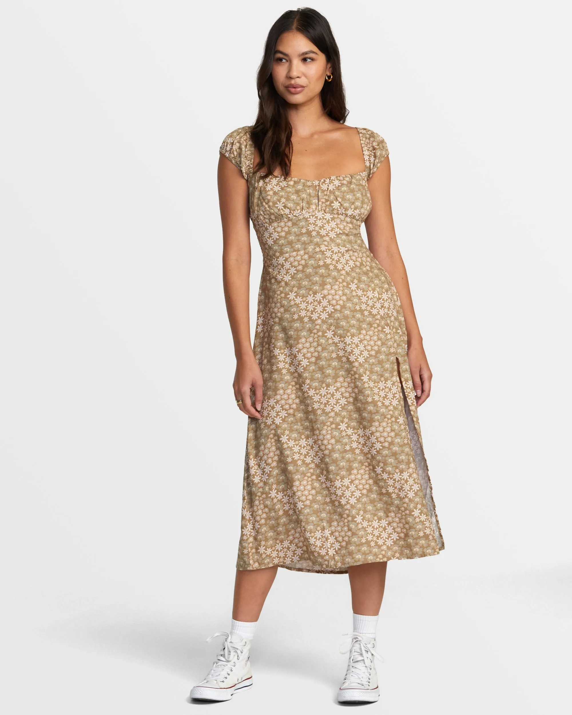 Ava Midi Dress - Ermine