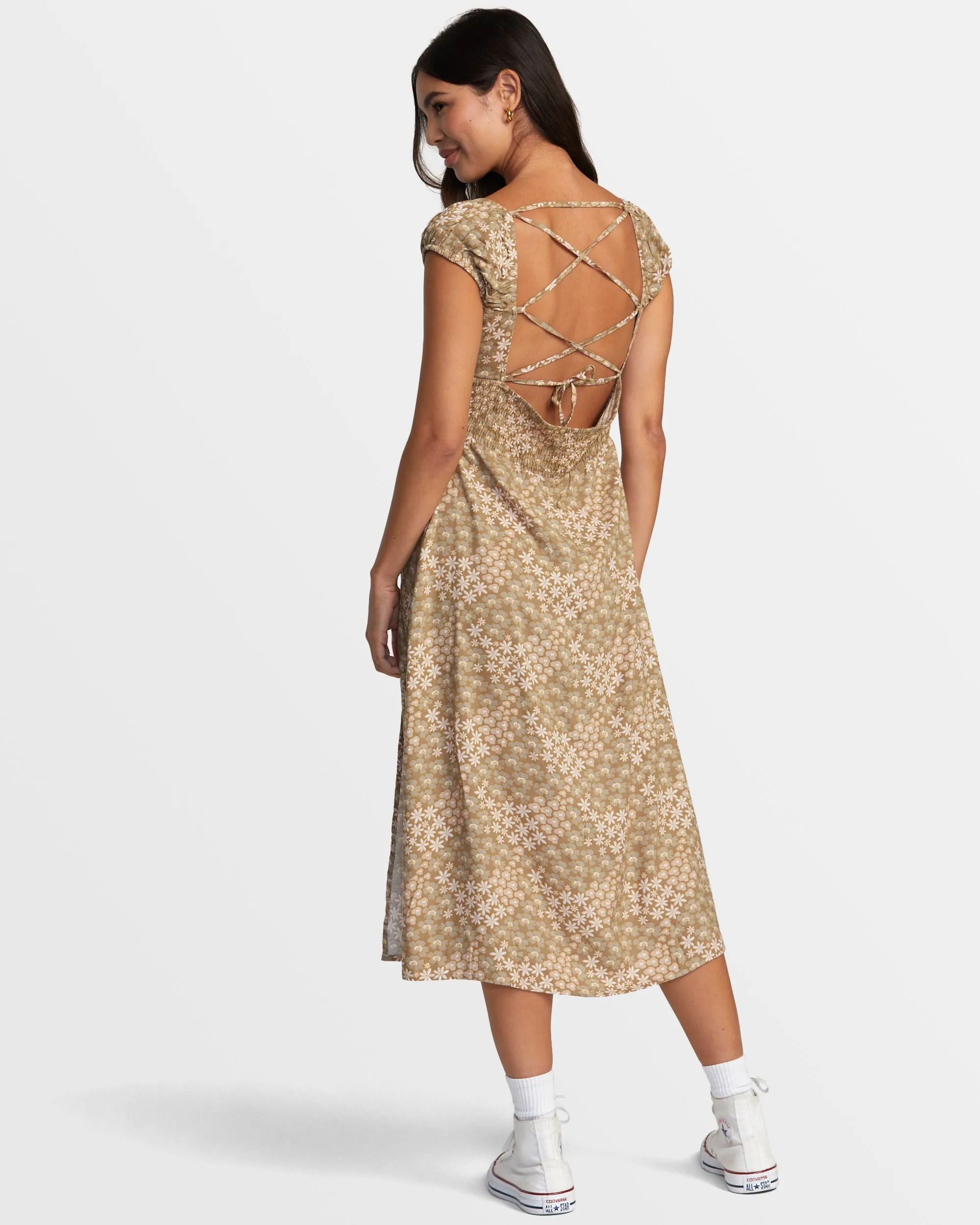 Ava Midi Dress - Ermine