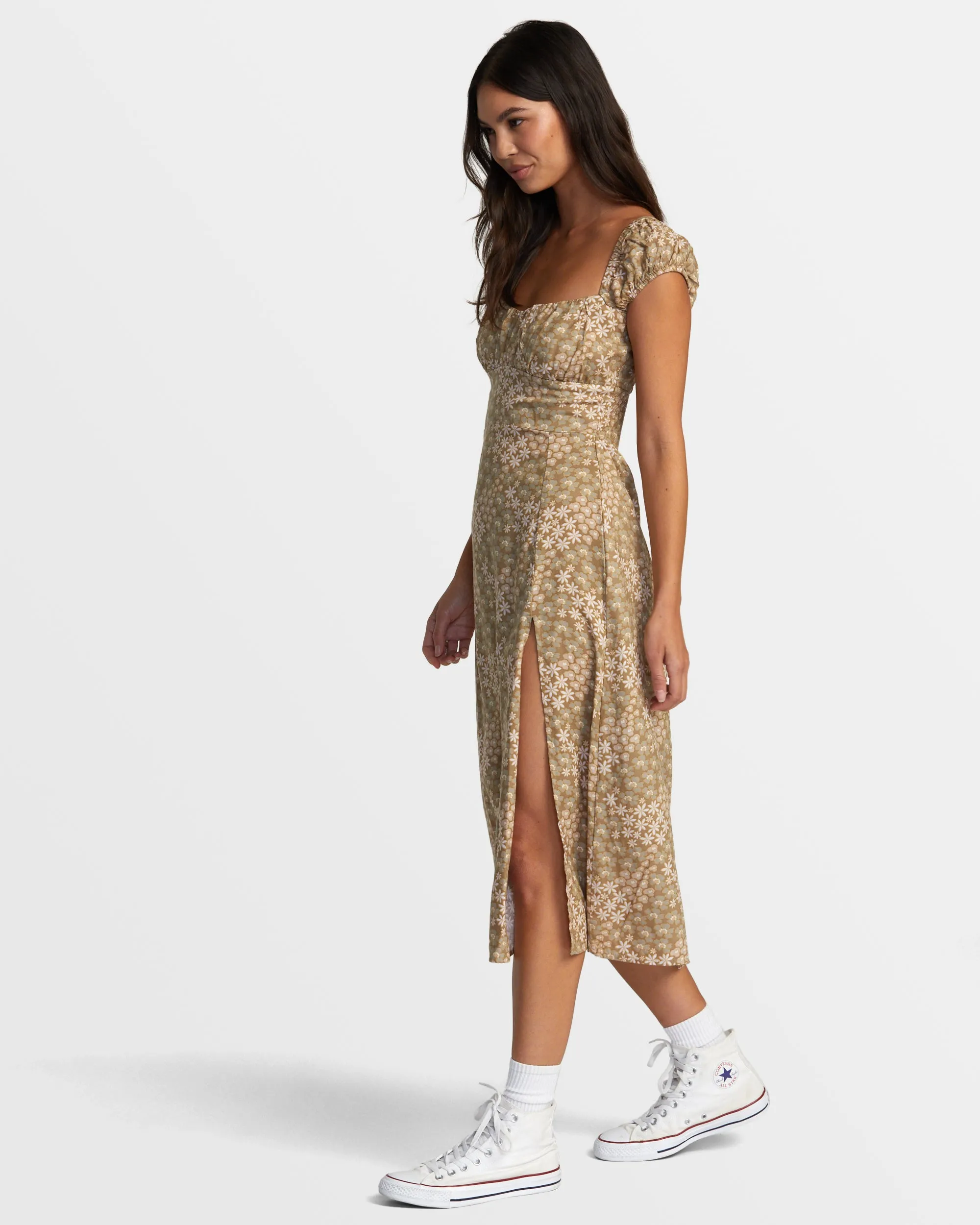 Ava Midi Dress - Ermine