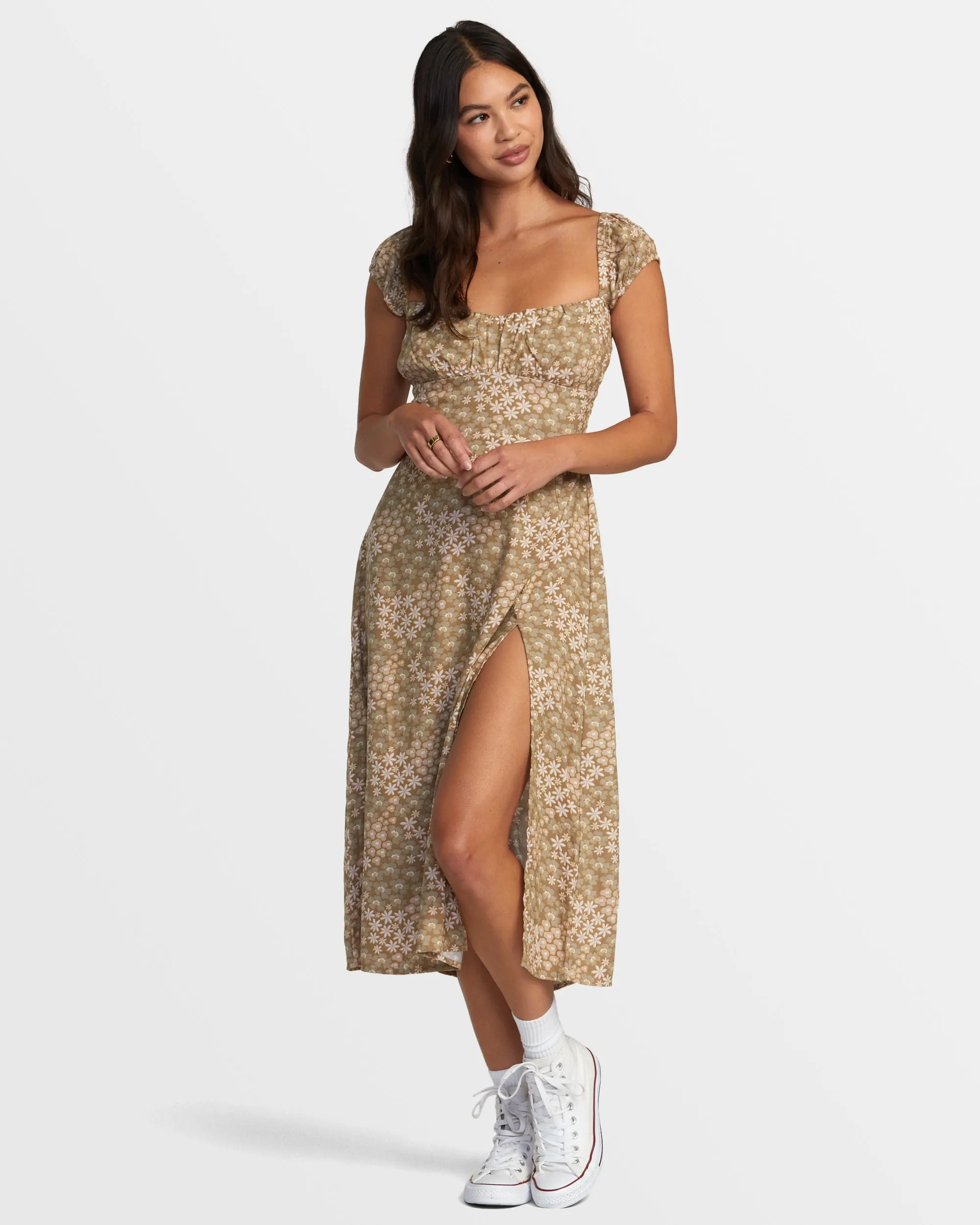 Ava Midi Dress - Ermine
