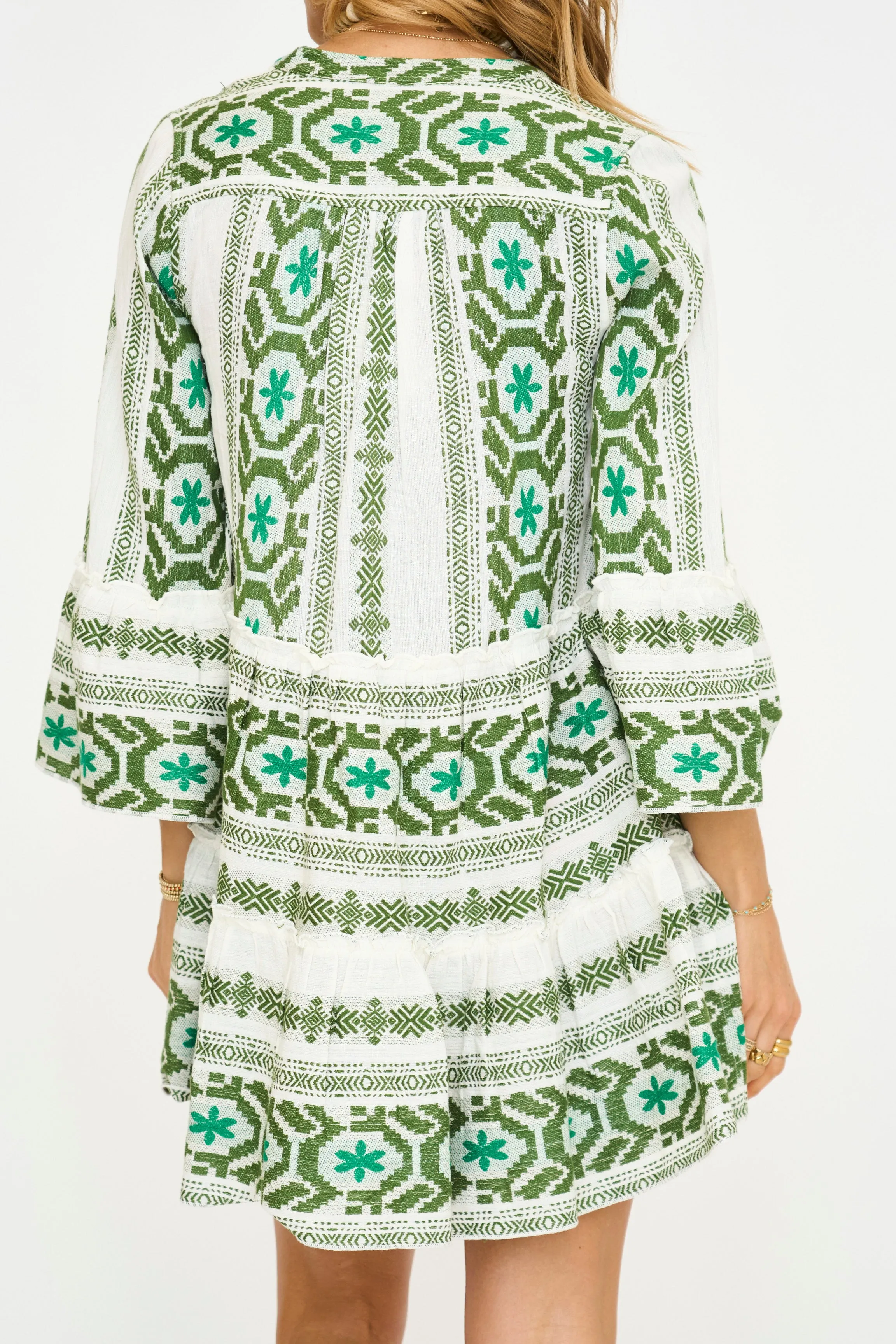 Best Days Babydoll Dress - Green
