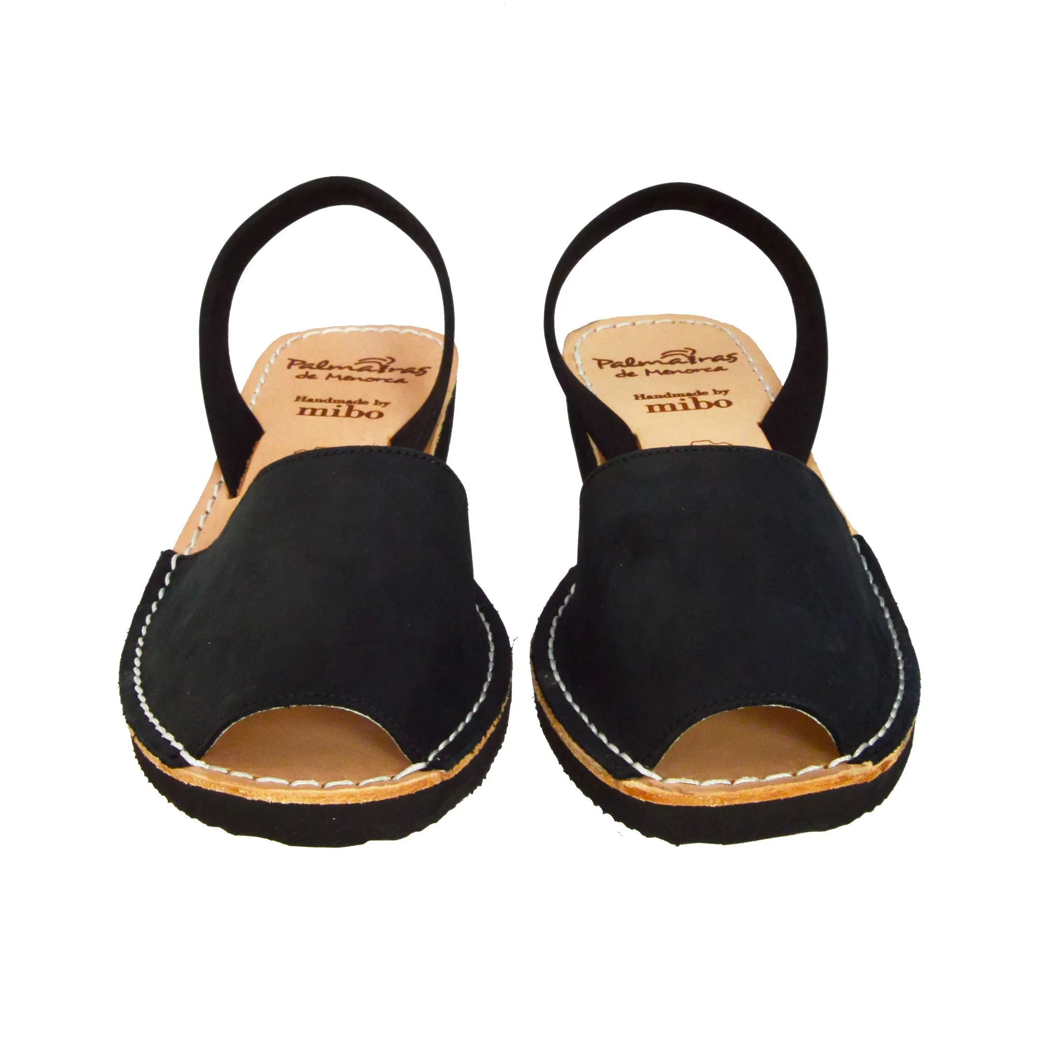 Black Nubuck Low Black Wedge