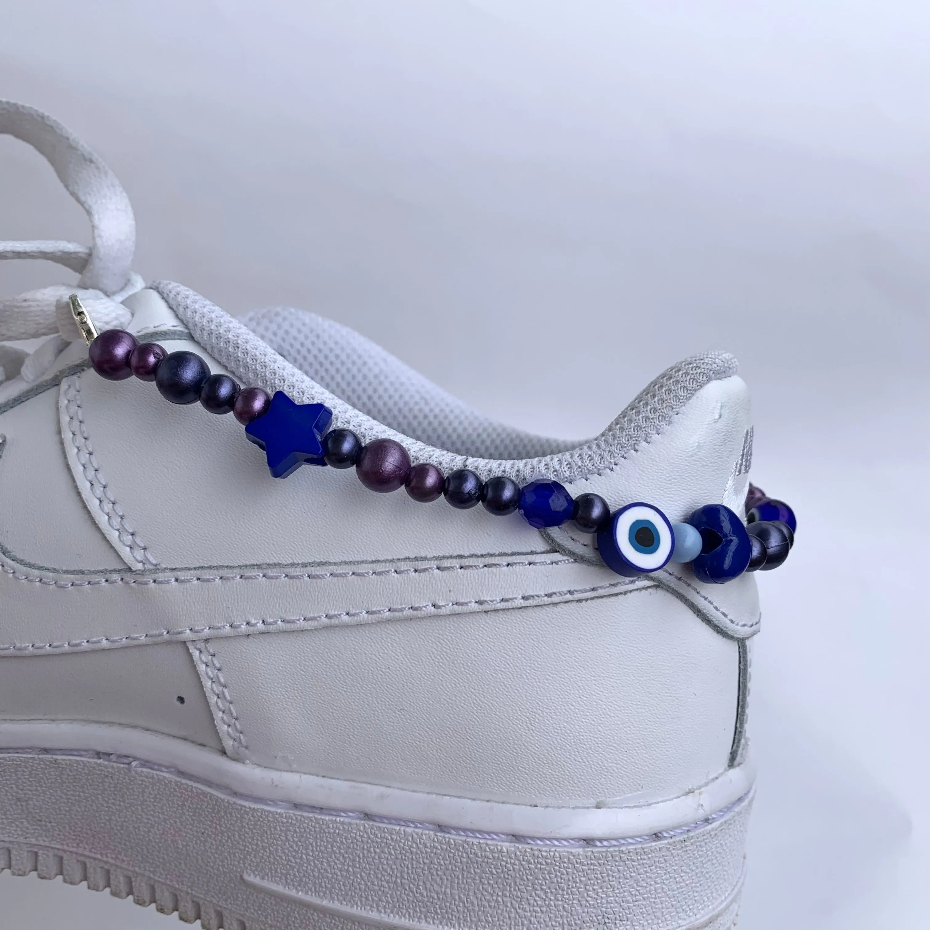 Blue Be Happy Shoe Charm