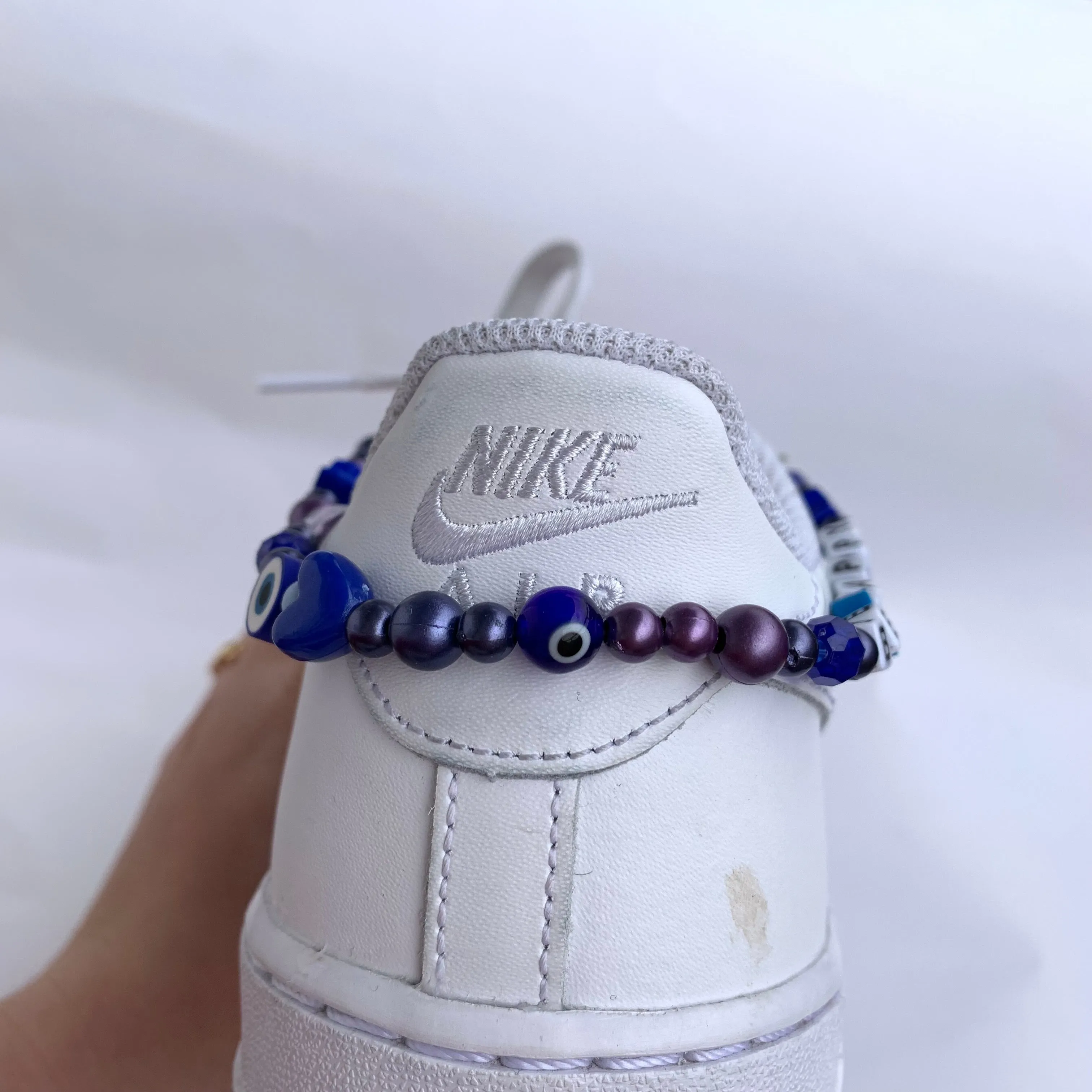 Blue Be Happy Shoe Charm