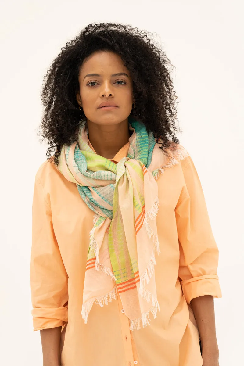 Bright Green Scarf