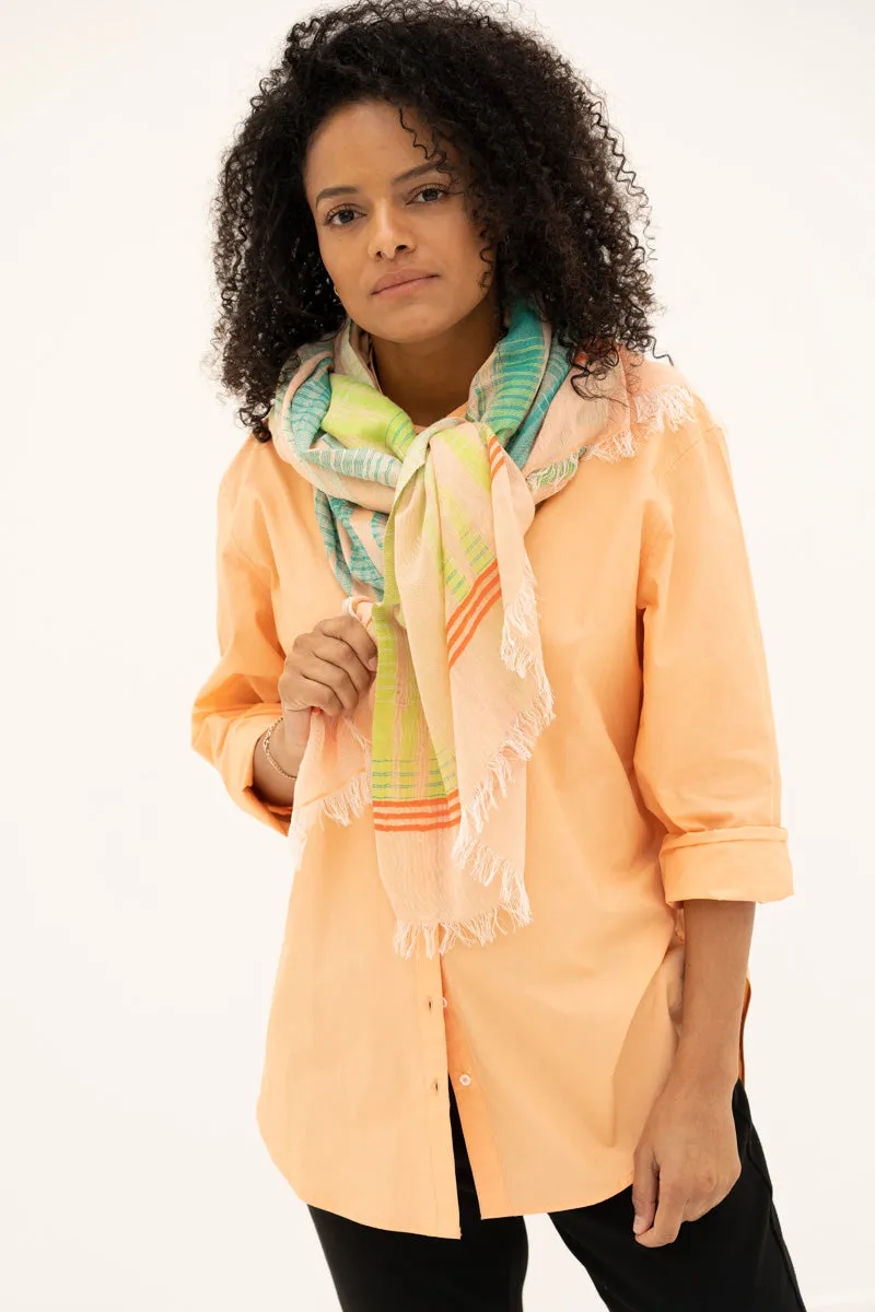 Bright Green Scarf