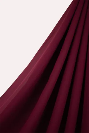 Classic Chiffon Hijab - Crimson