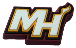 Crocs Jibbitz NBA Miami Heat "MH" Charm