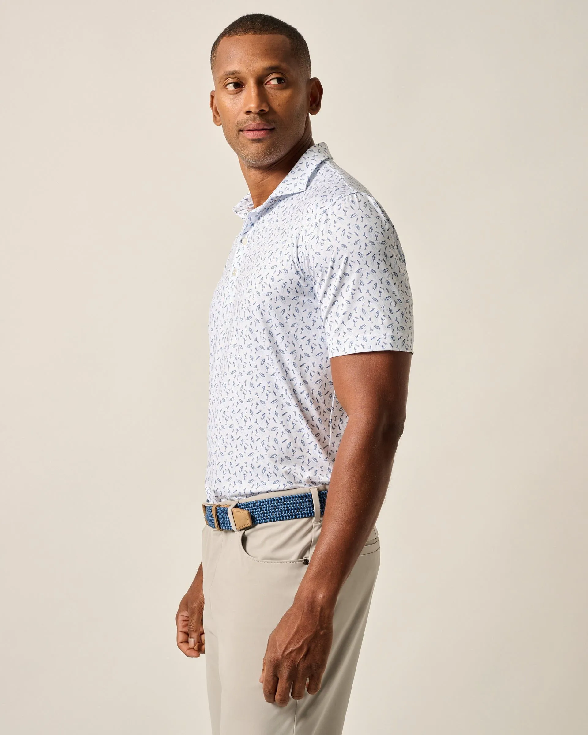 Featherweight Performance Polo - Tini Print
