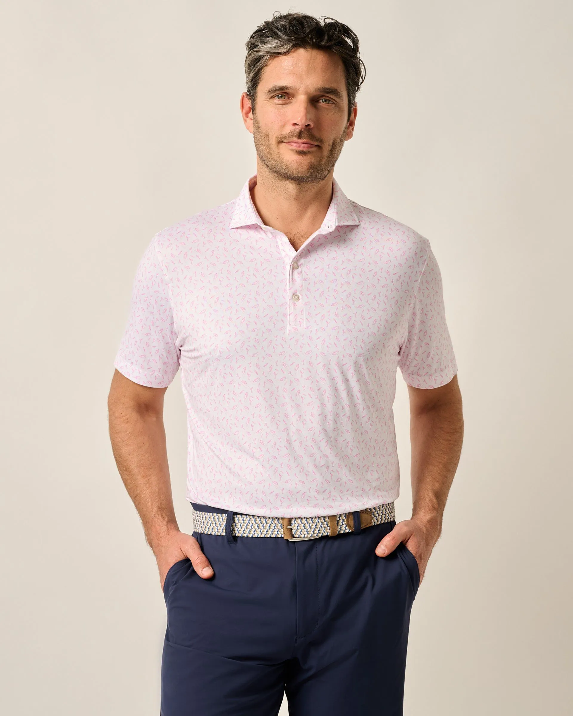Featherweight Performance Polo - Tini Print
