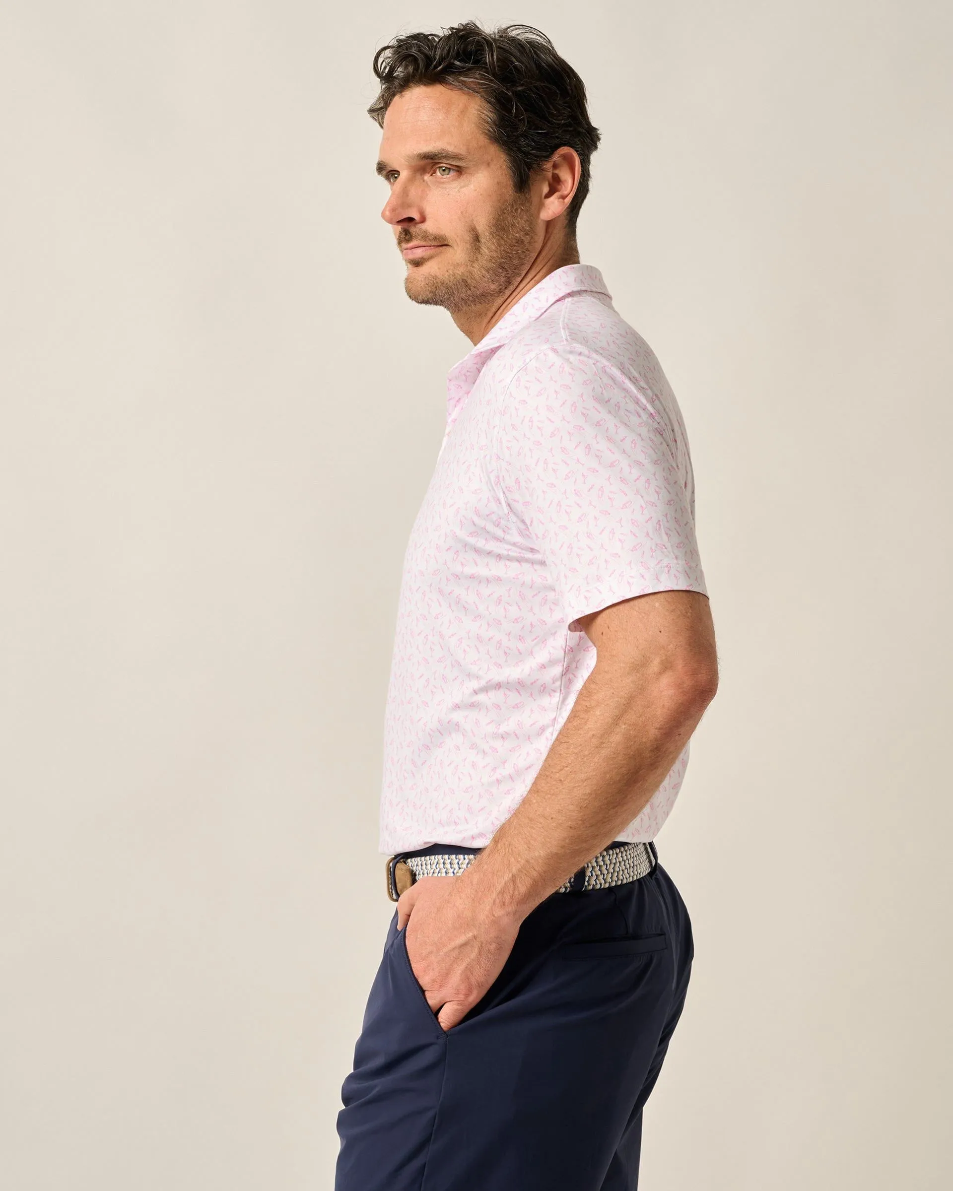 Featherweight Performance Polo - Tini Print