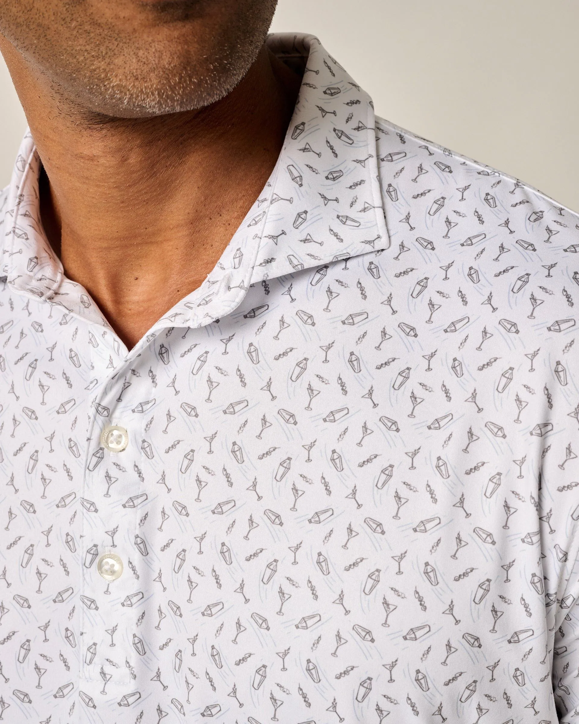 Featherweight Performance Polo - Tini Print