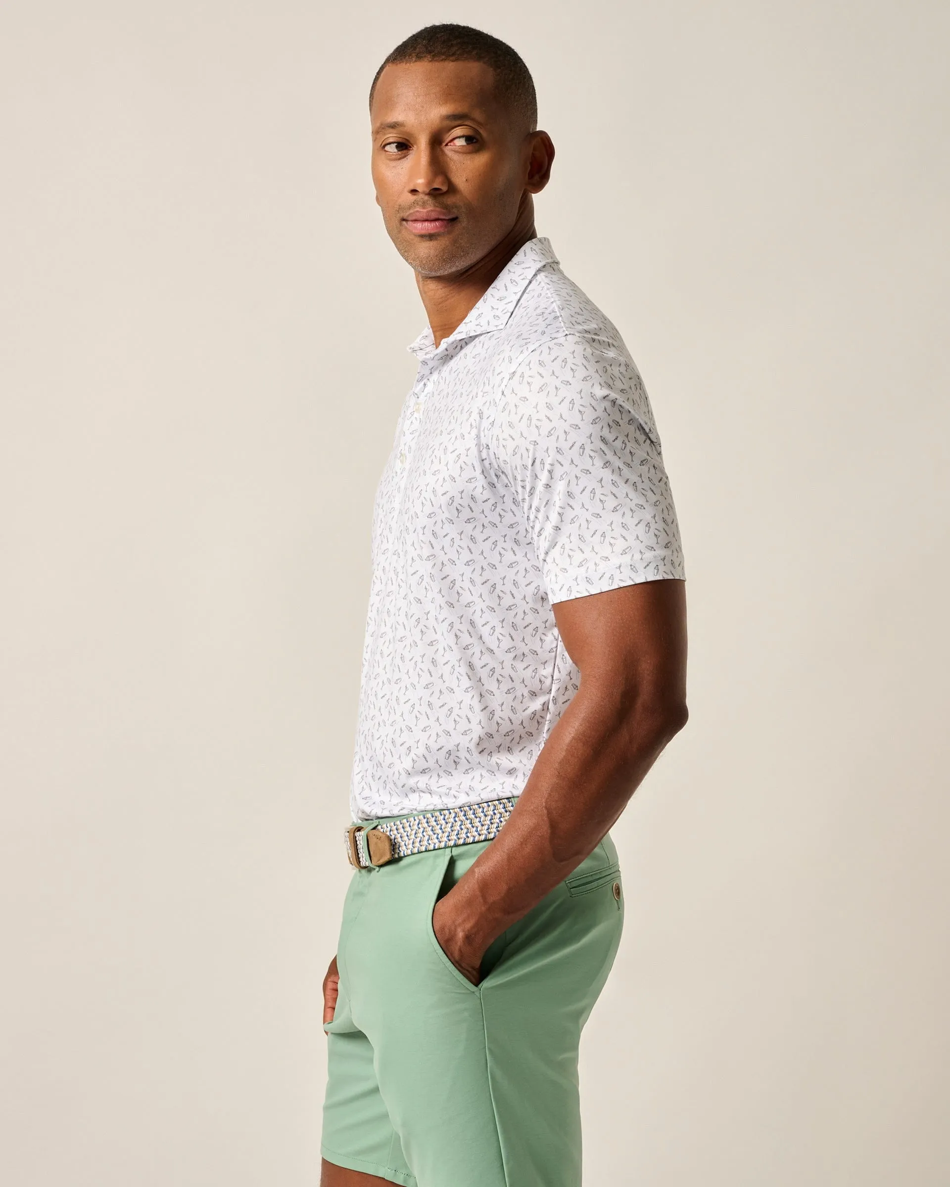 Featherweight Performance Polo - Tini Print