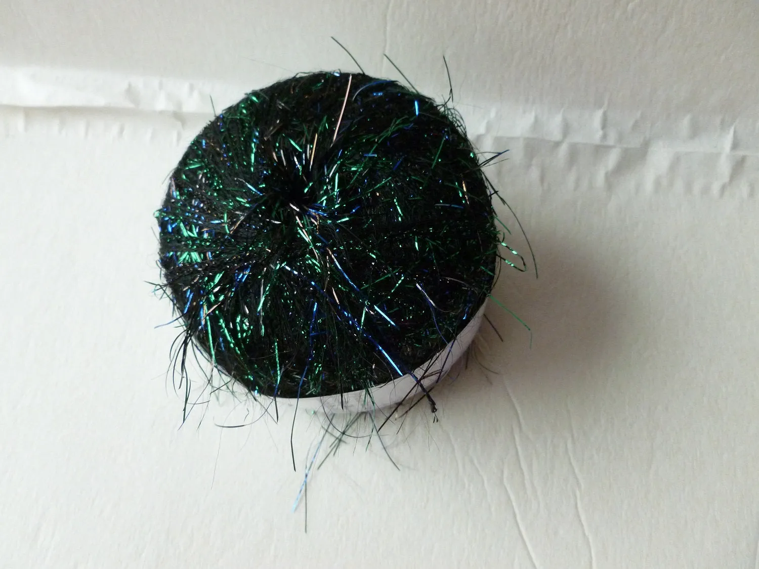 GlitterLash by Plymouth Yarns, Variegated Metallic Eyelash