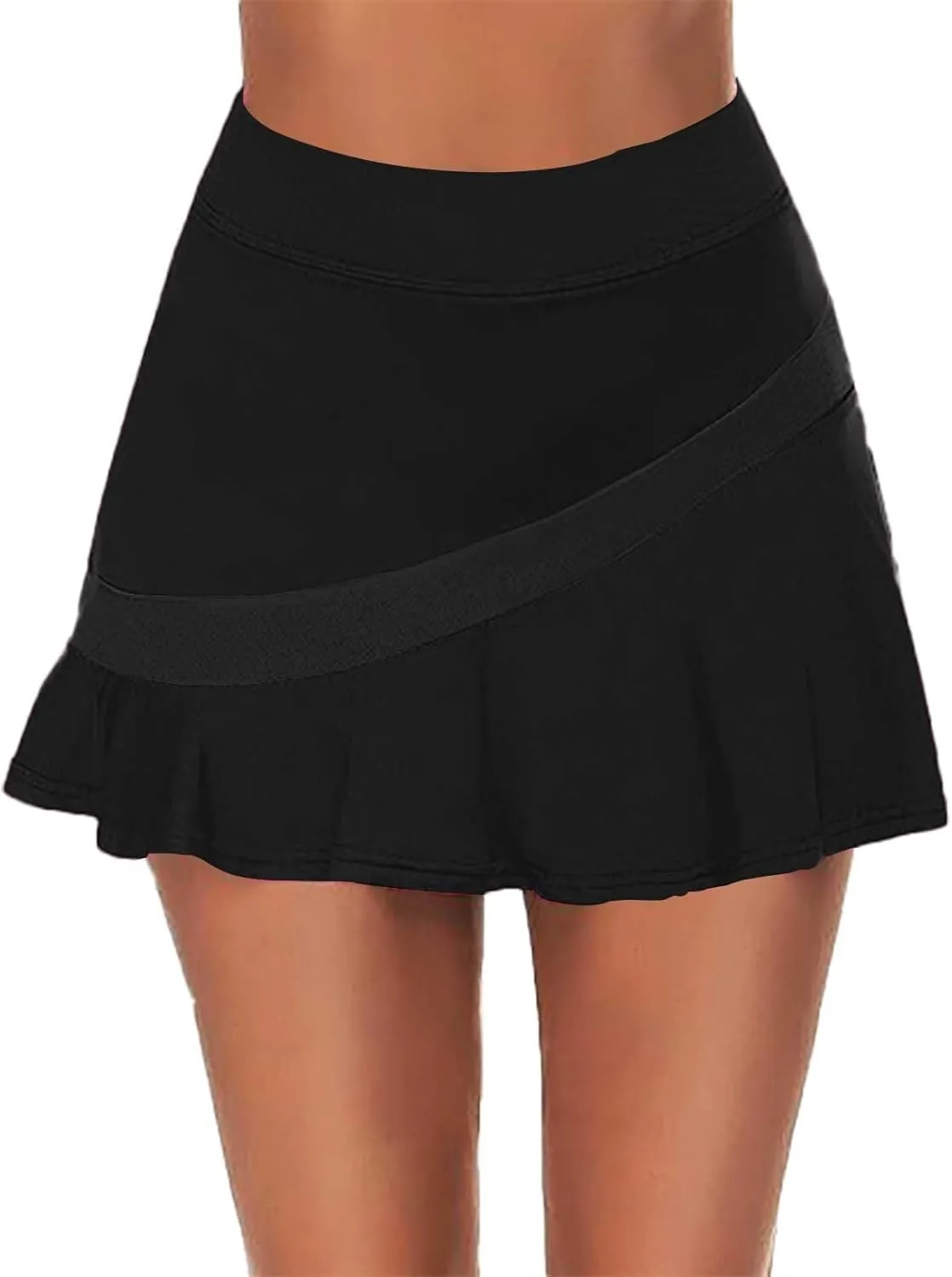 Golf Skirts for Women 2025 Pleated Athletic Tennis Skirt with Shorts Pockets Lightweight Running Workout Skirt Skort