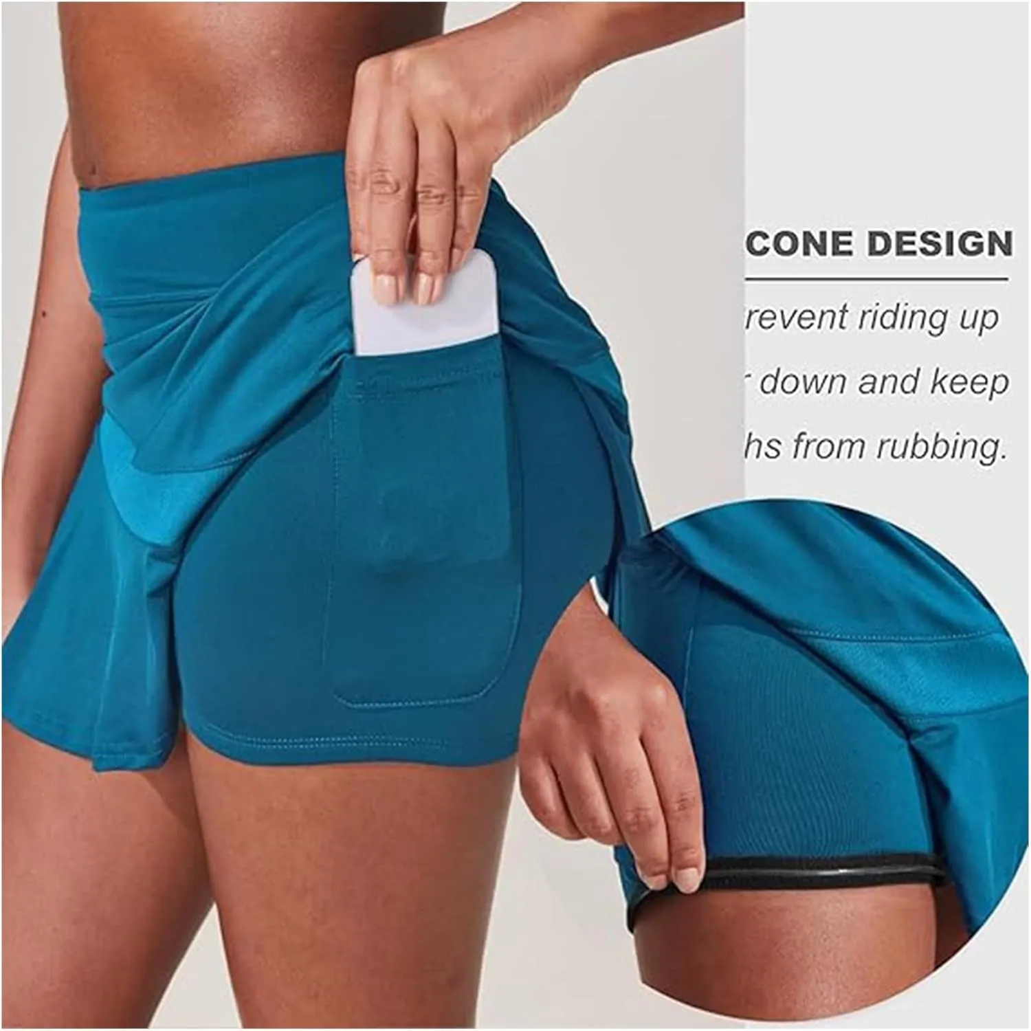 Golf Skirts for Women 2025 Pleated Athletic Tennis Skirt with Shorts Pockets Lightweight Running Workout Skirt Skort