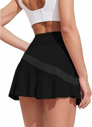 Golf Skirts for Women 2025 Pleated Athletic Tennis Skirt with Shorts Pockets Lightweight Running Workout Skirt Skort