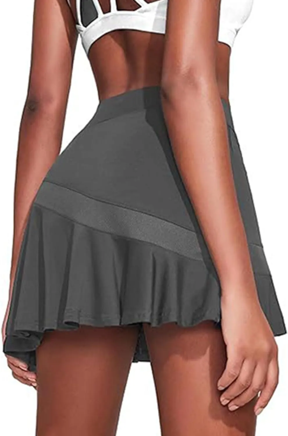 Golf Skirts for Women 2025 Pleated Athletic Tennis Skirt with Shorts Pockets Lightweight Running Workout Skirt Skort
