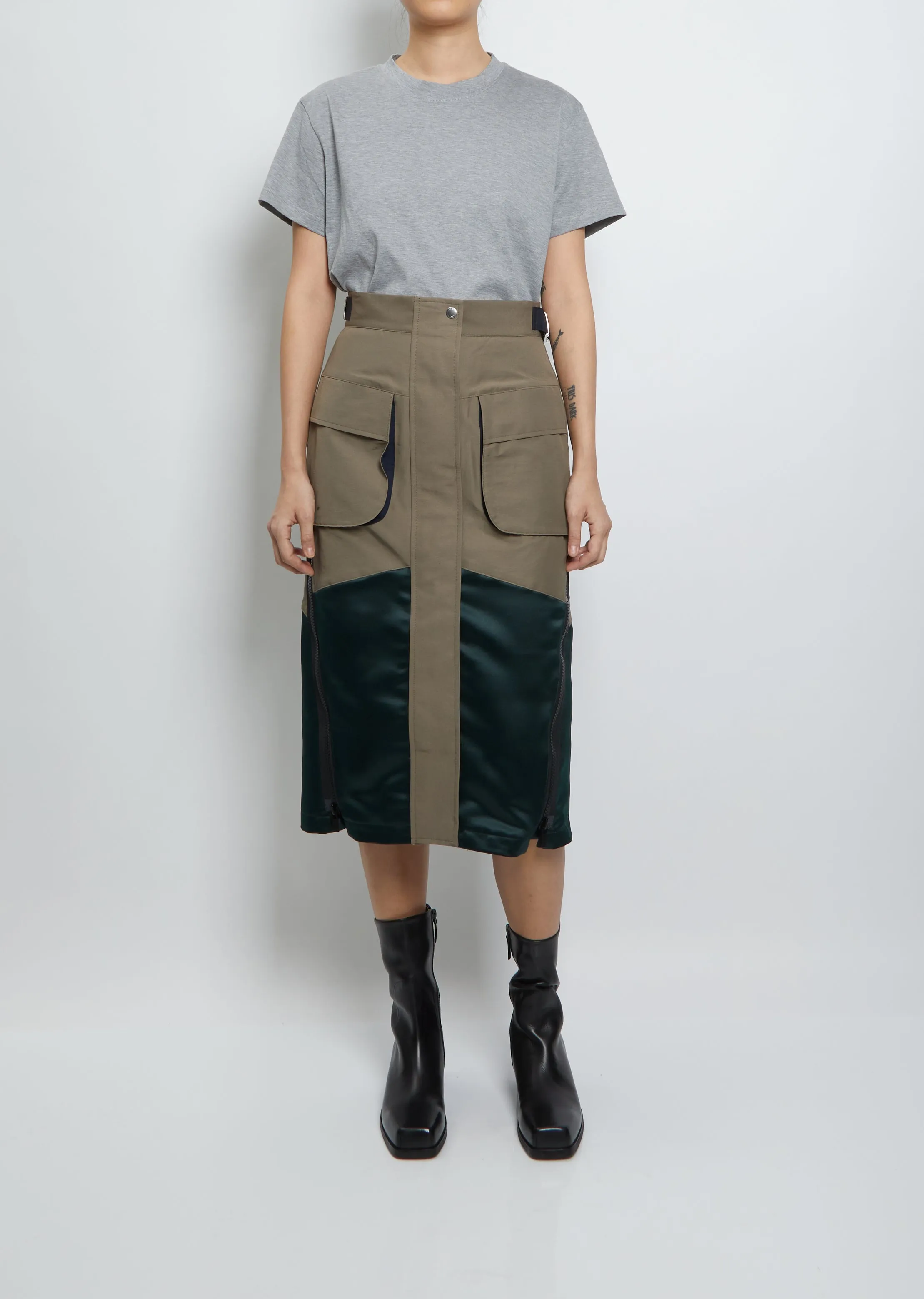 Grosgrain Mix Skirt