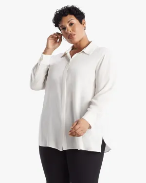 Lagarde Button-Up Top | Ivory