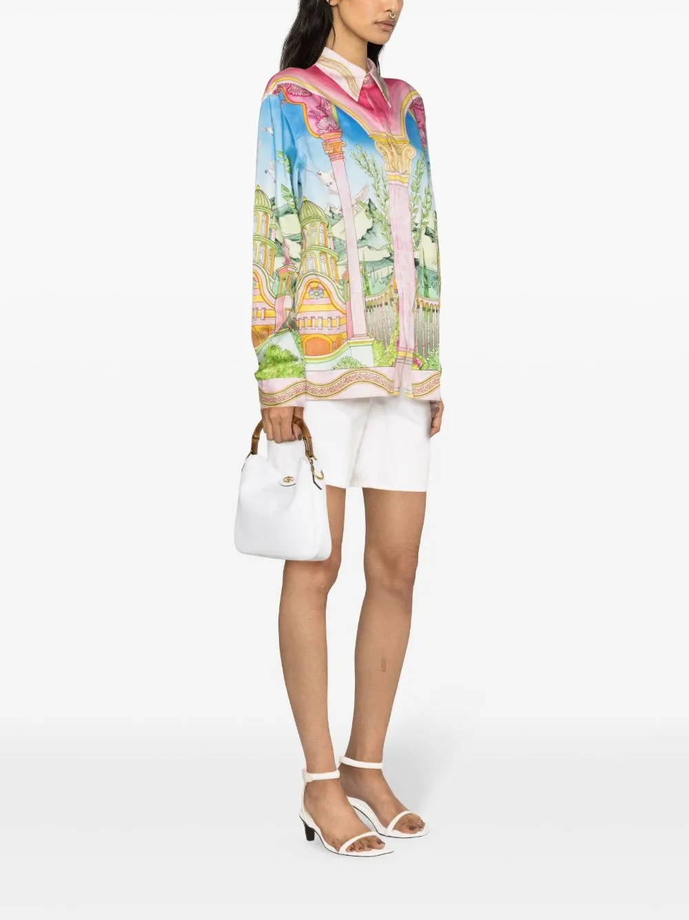 Le Jardin Ideal-print shirt