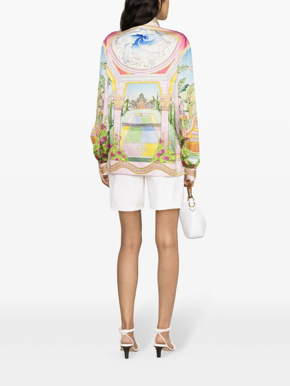 Le Jardin Ideal-print shirt