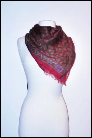 Mixed Tribal Animal Print Scarf