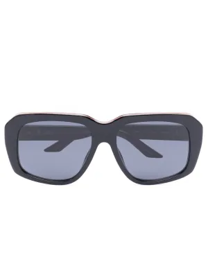 monogram oversize-frame sunglasses