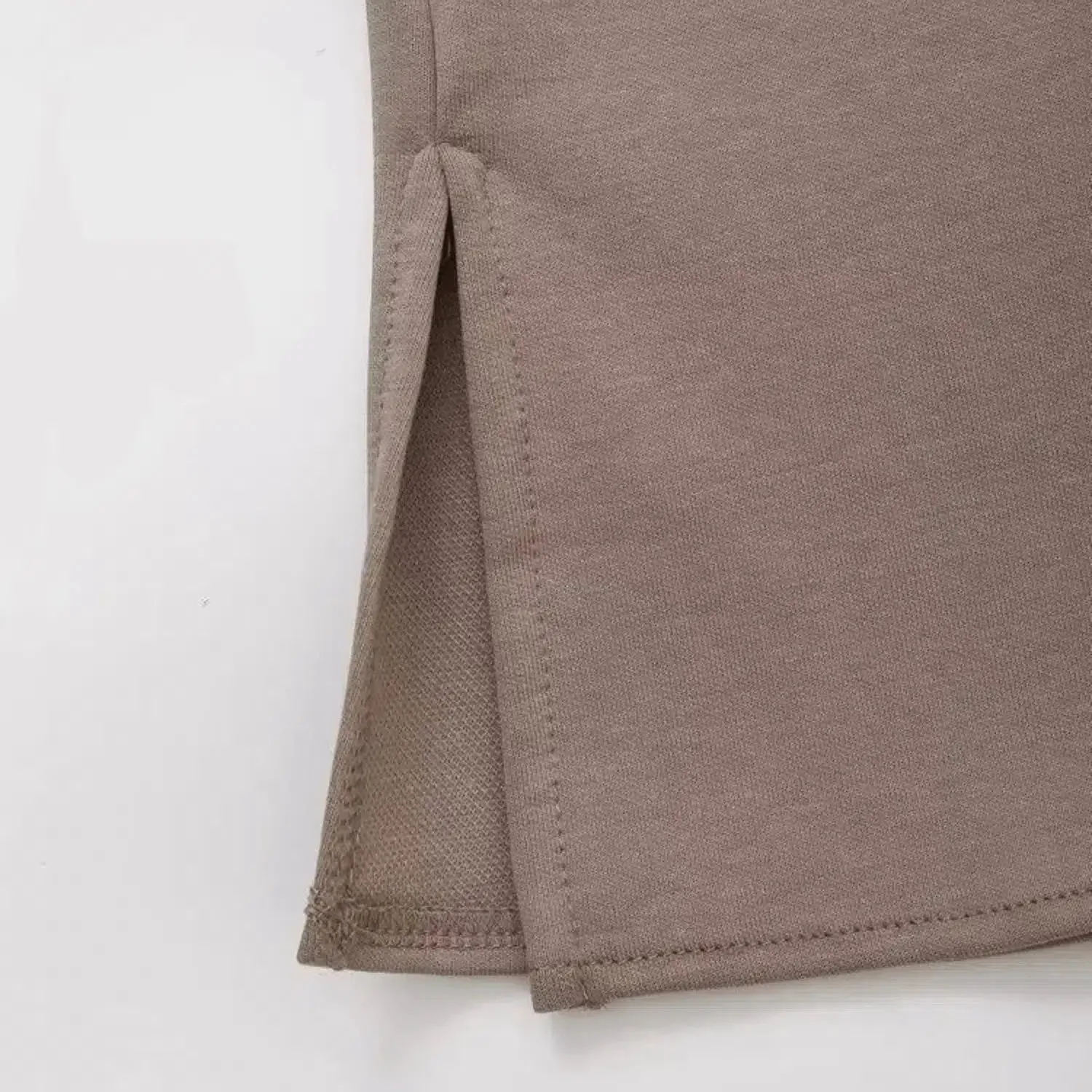 Nerissa Set – Brown-gray – Wide-leg high-waisted pants