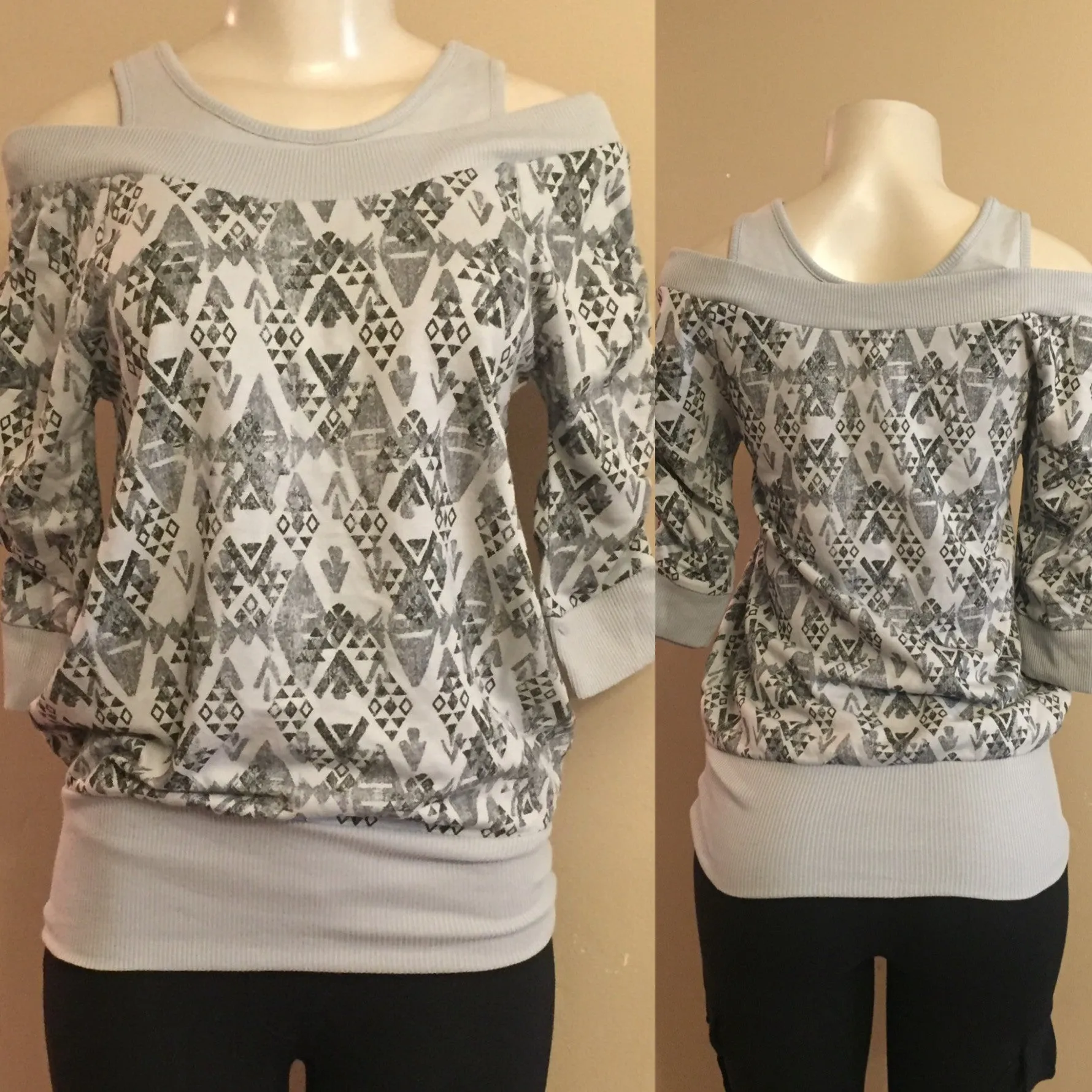 Off Shoulder Sweatshirt