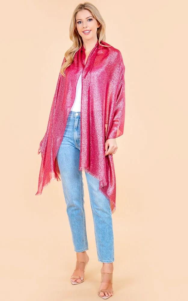 OP4247 Metallic Shiny Oblong Salon Scarf