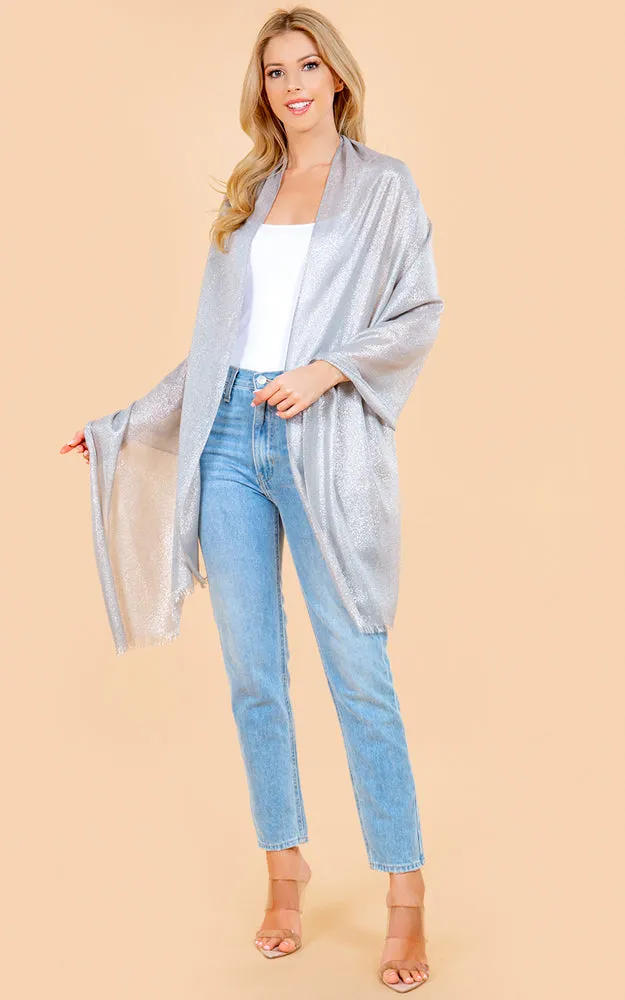 OP4247 Metallic Shiny Oblong Salon Scarf