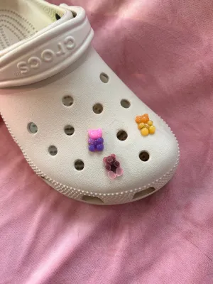 Orange and yellow ombré Gummy Bear Shoe Charm
