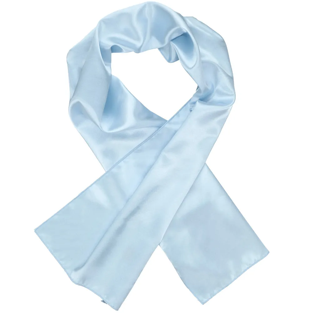 Pale Blue Solid Color Scarf