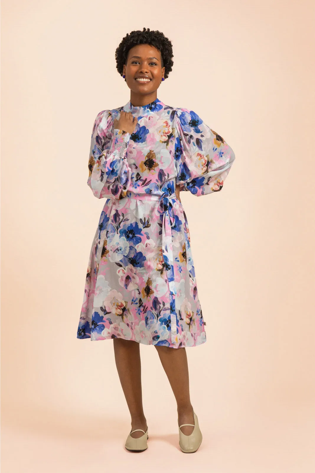 Puff Dress, Lilac Anemone