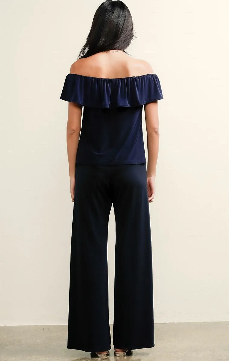 Sacha Drake | Off Shoulder Frill Top