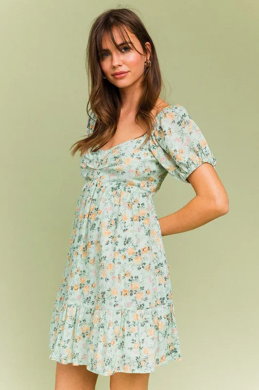 Shannon Short Sleeve Tiered Dress
