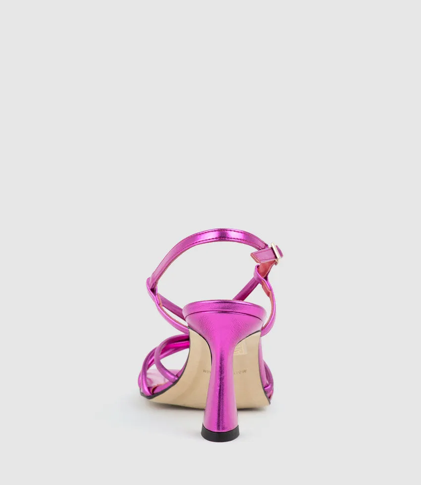 SIMMER90 Strappy Slingback Sandal in Fuchsia