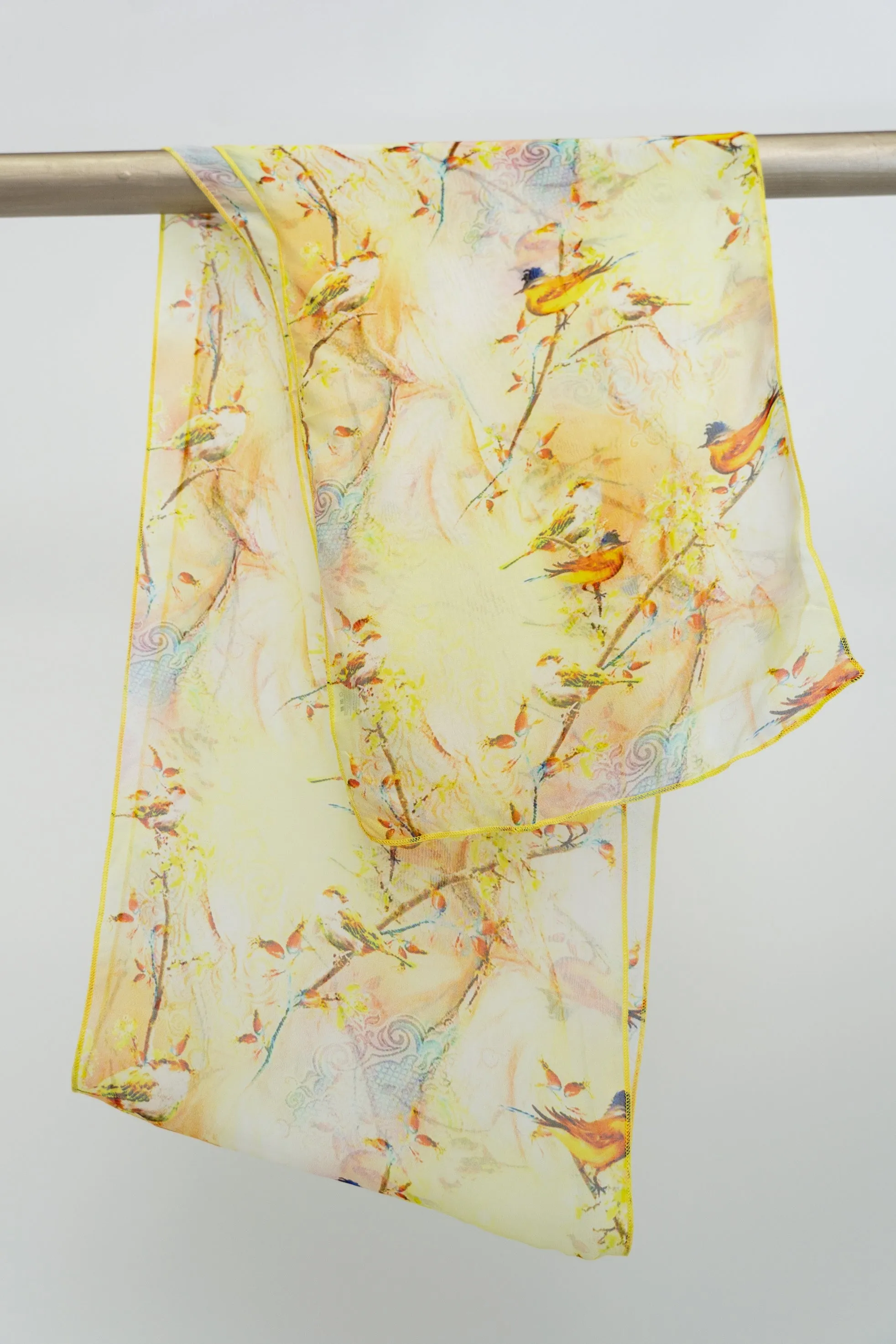 Small Silk Scarf, Songbird