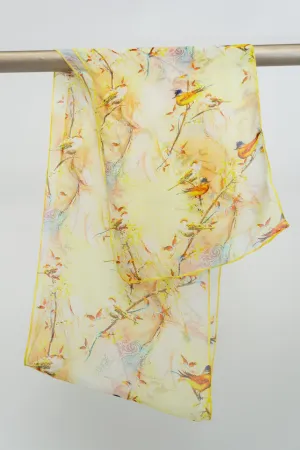 Small Silk Scarf, Songbird