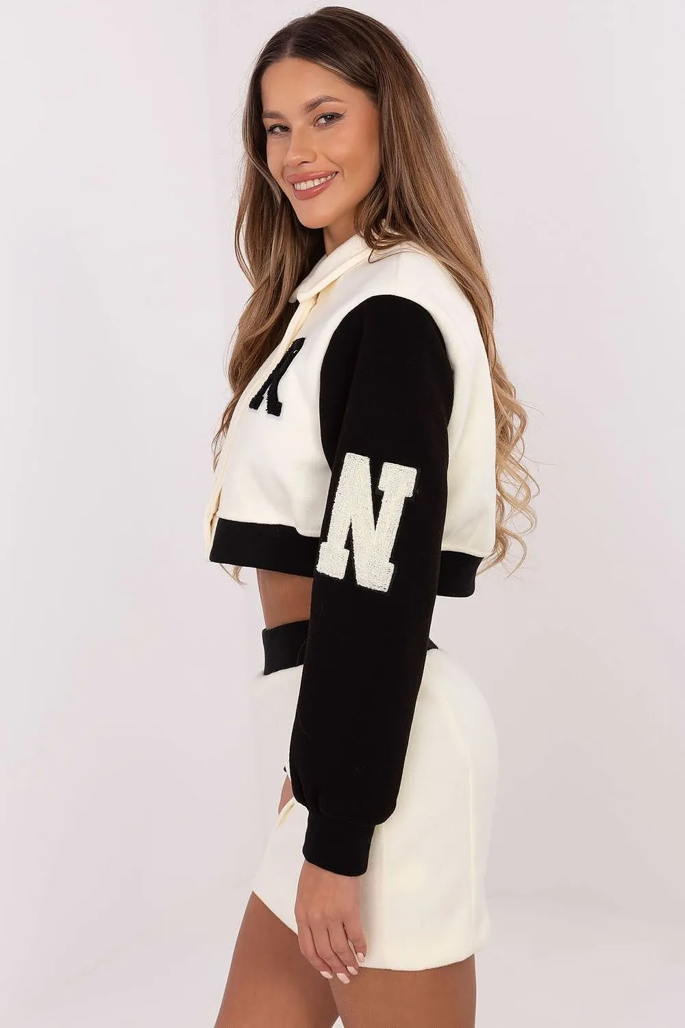 Sporty Chic Embroidered Set