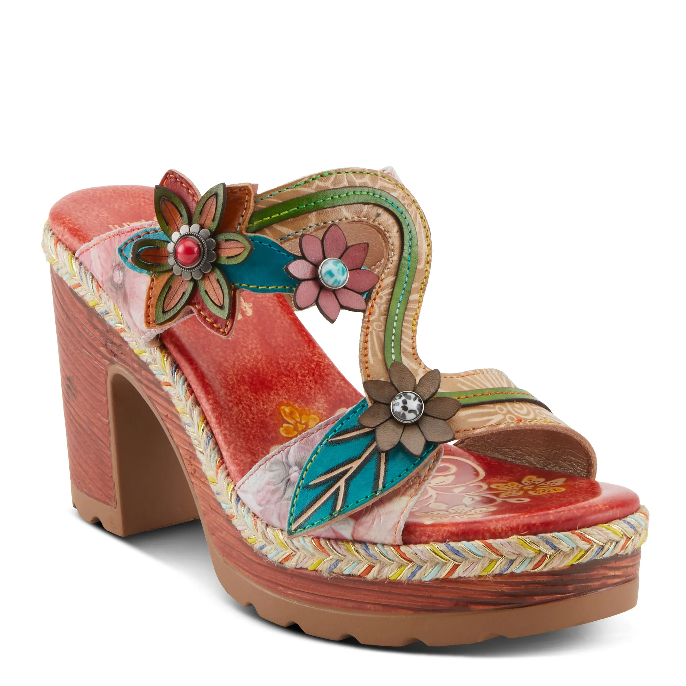 Spring Step Shoes  L'Artiste Dreamt Sandals Women's Multicolor Leather 2023