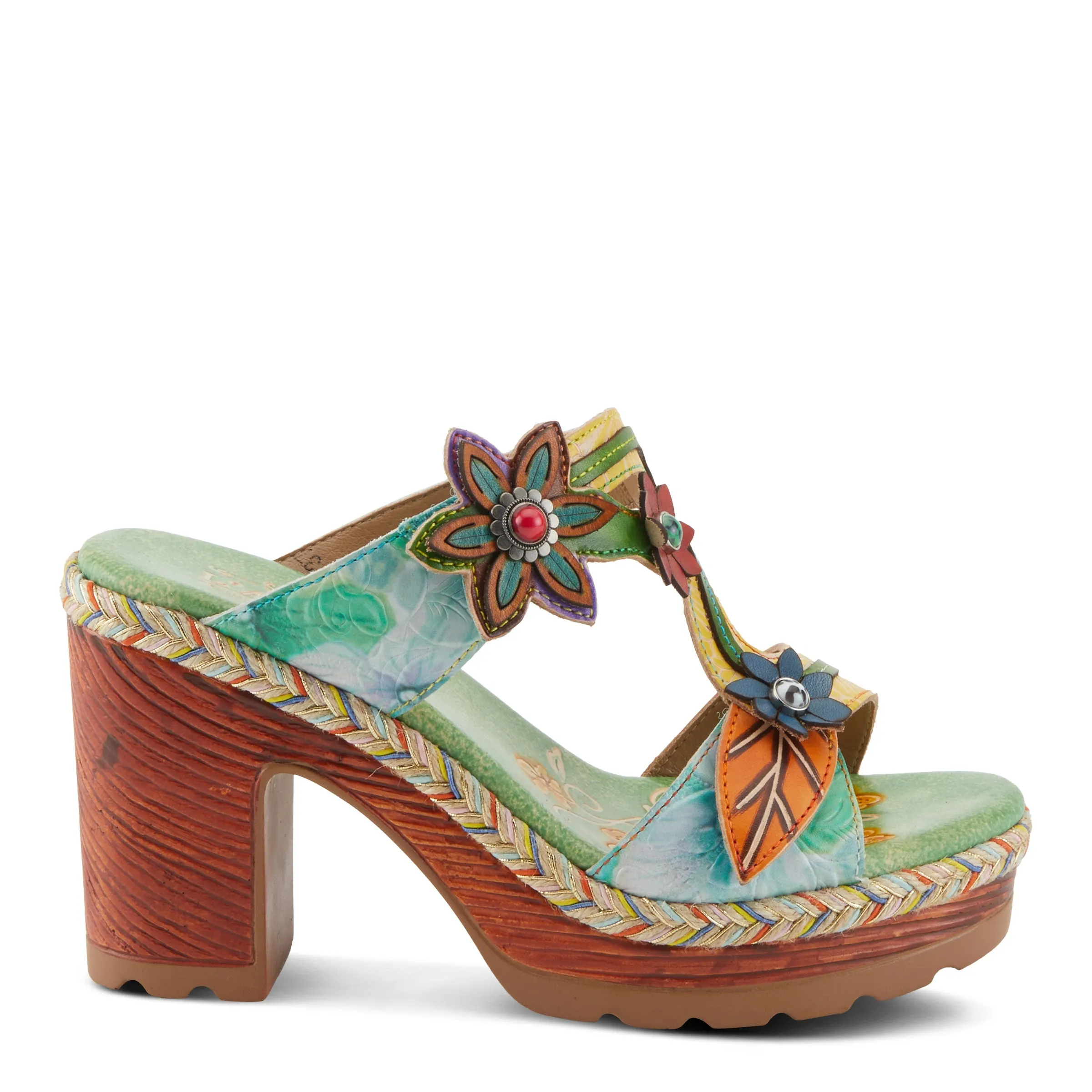 Spring Step Shoes  L'Artiste Dreamt Sandals Women's Multicolor Leather 2023