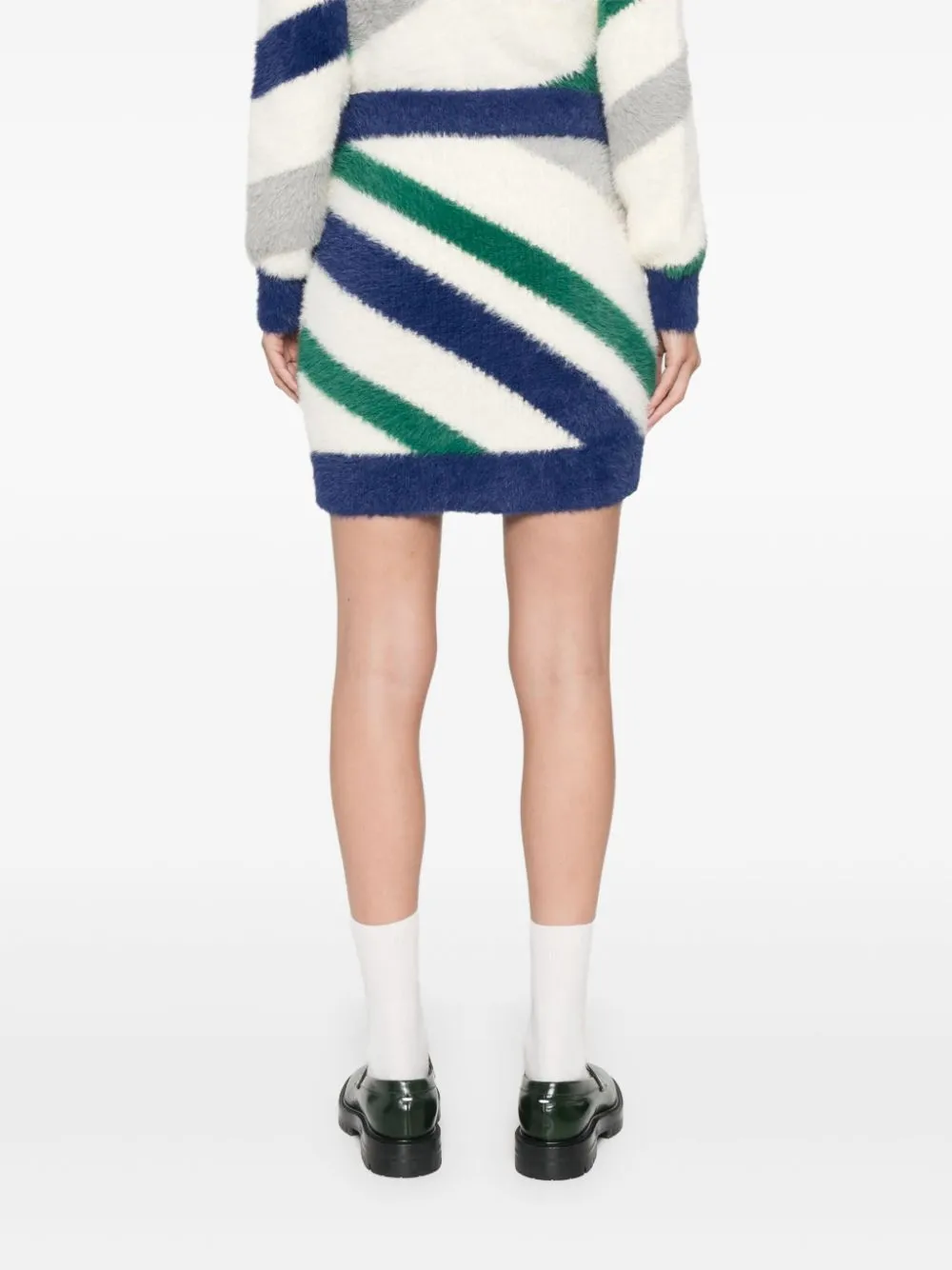 striped skirt