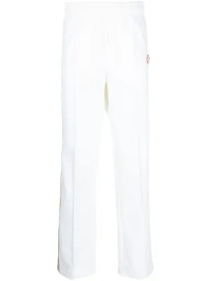 tape-detail track pants
