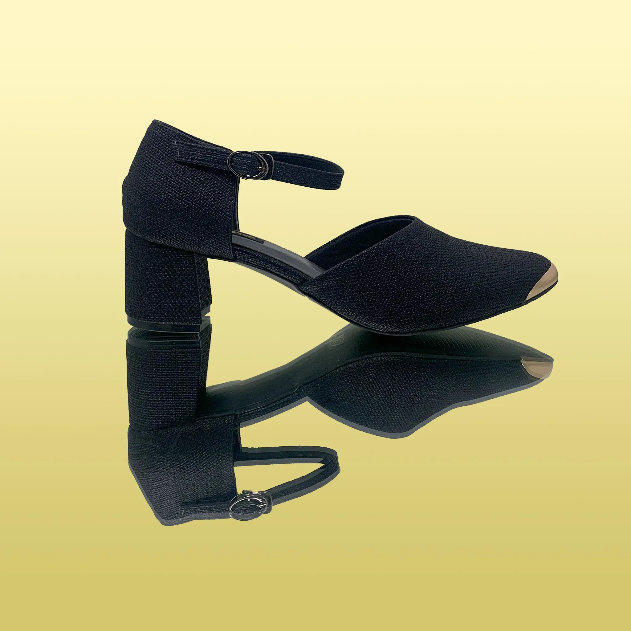 Textured Block Heels