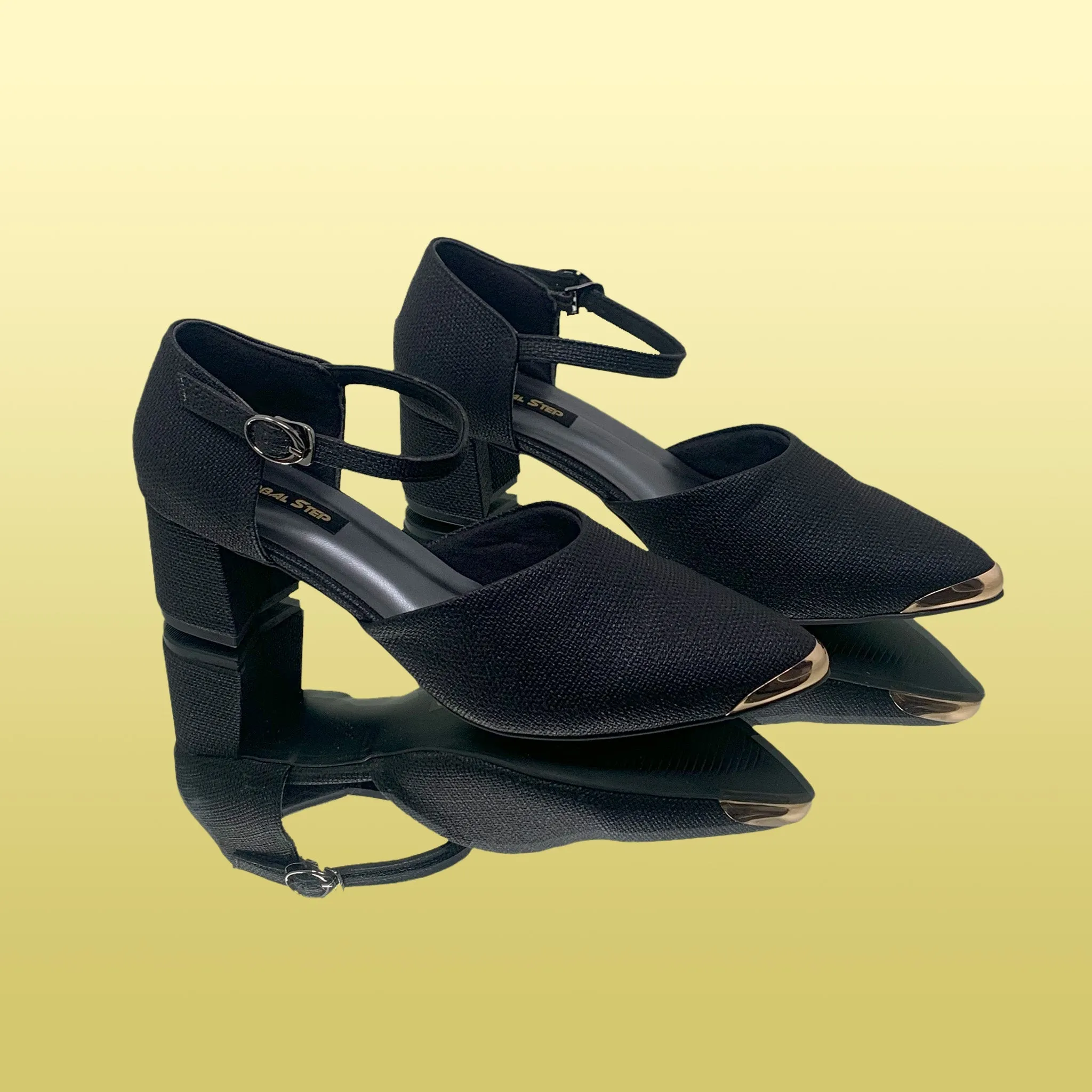 Textured Block Heels